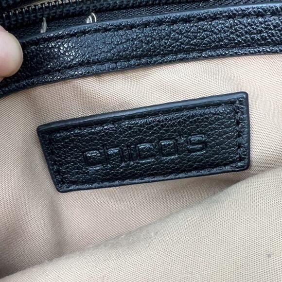 CHICO'S Crossbody Camera Bag Woven Purse - Picture 10 of 11